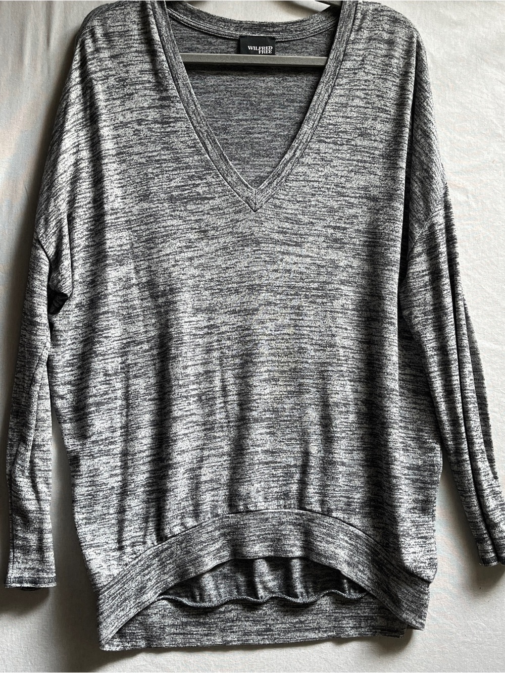Wilfred Free V-Neck Marled Sweater S - Oversized